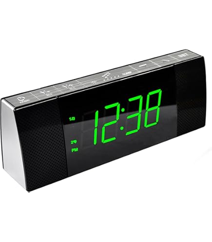 HANNLOMAX HX-139CR Alarm Clock Radio - Bluetooth, FM Presets, Dual Alarm & USB Charging
