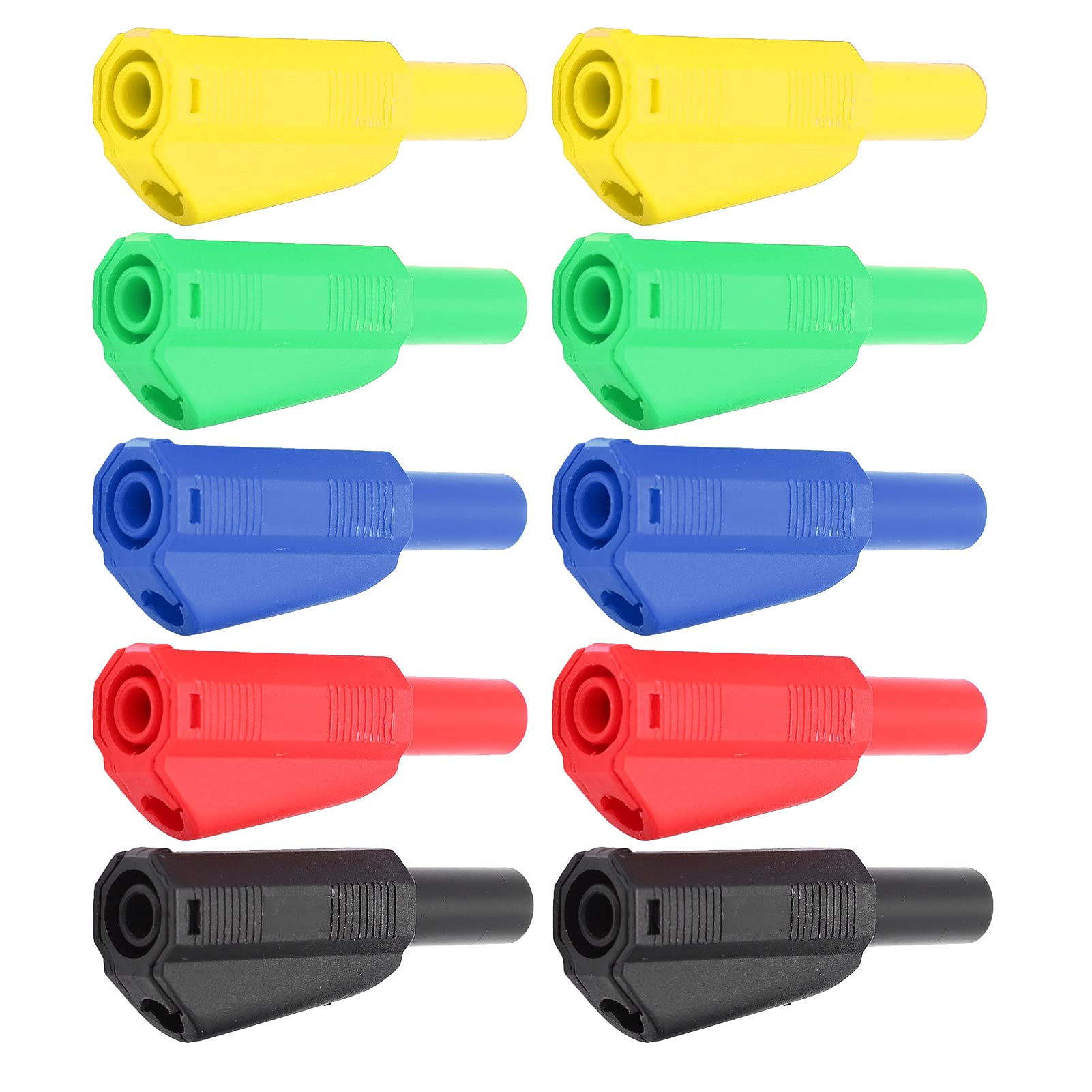 Banana Connector, Fast Connection ABS+Red Copper 4mm Banana Plug U29 for Electronics