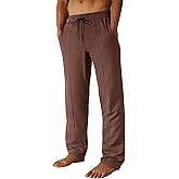 Runcati Mens Casual Sweat Pants Pleated Drawstring Elastic Waist Waffle Straight Leg Joggers Sweatpants with Pockets