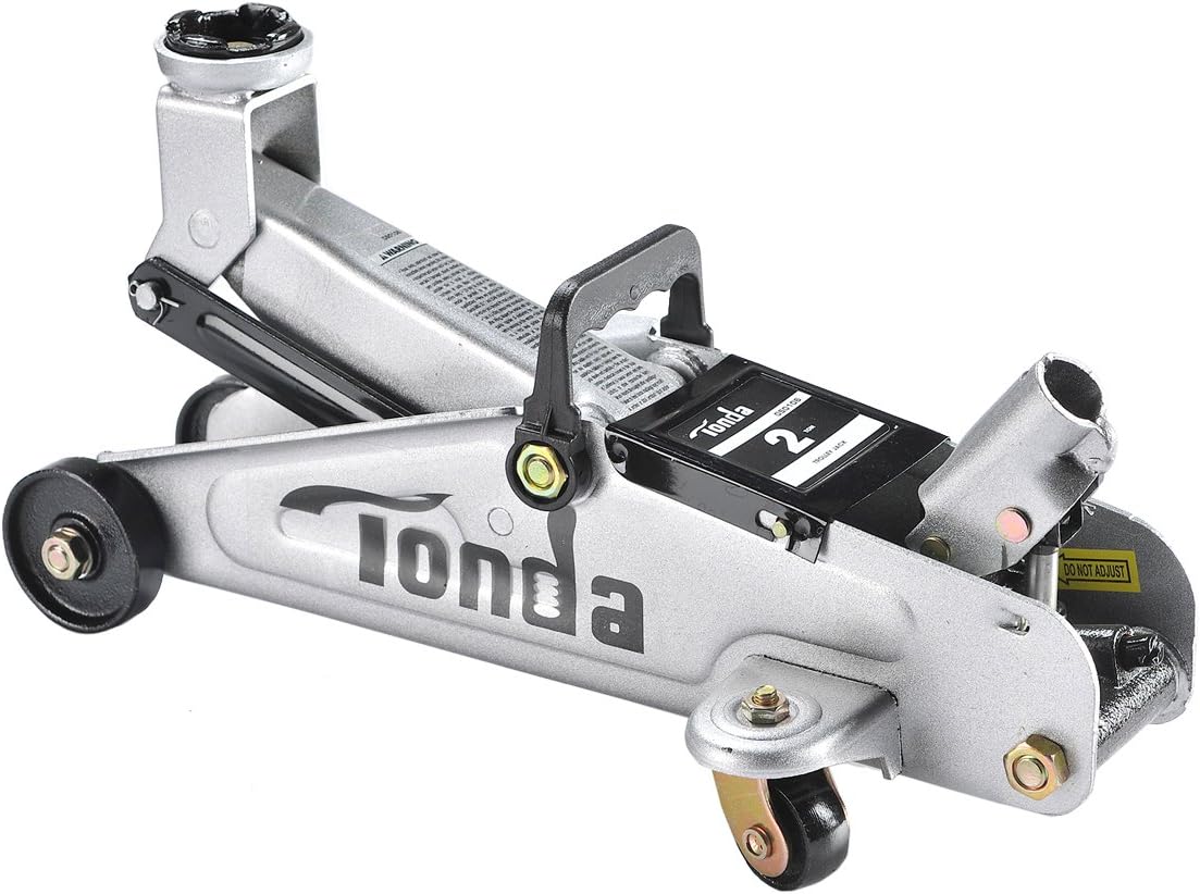 TONDA 2 Ton Capacity Garage Floor Jack Heavy Duty, Quick Lift (The max Height 13 inches): Automotive