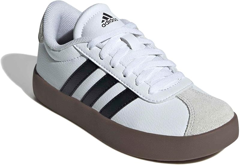 Unisex Kids VL Court 3.0 Cloud White/Core Black/Grey One 2.5 UK 35 EU