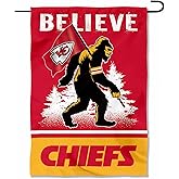 WinCraft Kansas City Chiefs Bigfoot Sasquatch Believe Yard Garden Banner Flag