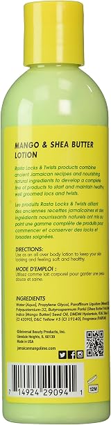 Jamaican Mango & Lime Mango Shea Butter Lotion Moisturizing 236.57ml view 3