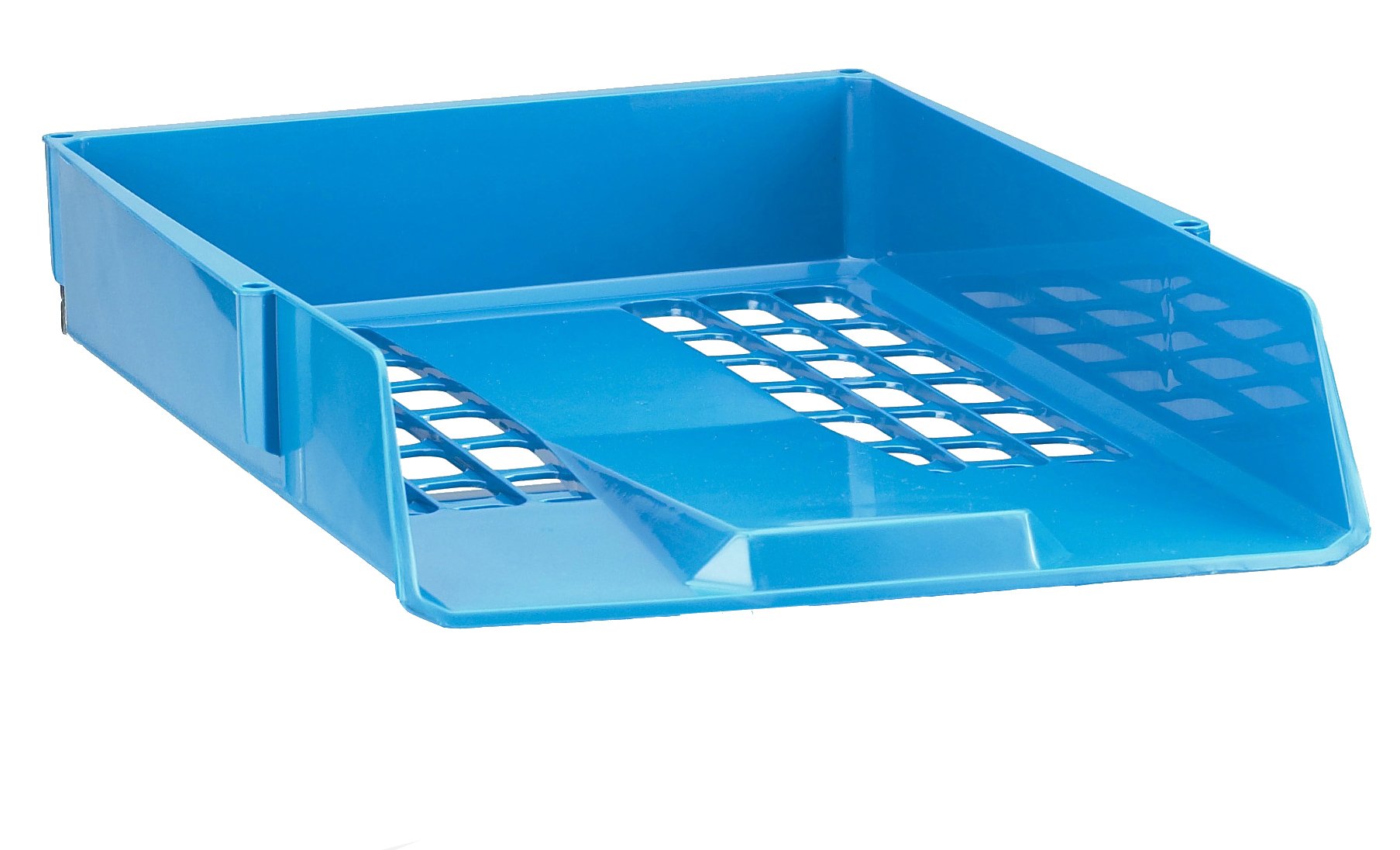 Avery 1132BLUE Basics Single Letter Tray/Intray, 278 x 70 x 390 mm - Blue