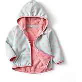 Feidoog Toddler Fleece Jacket Baby Boys Girls Hooded Zipper Long Sleeve Thick Warm Outerwear