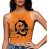 color cosplayer Mardi Gras Crop Tank Top for Women Carnival Sexy Sleeveless Tank Tops Mardi Gras Costume Vest Top