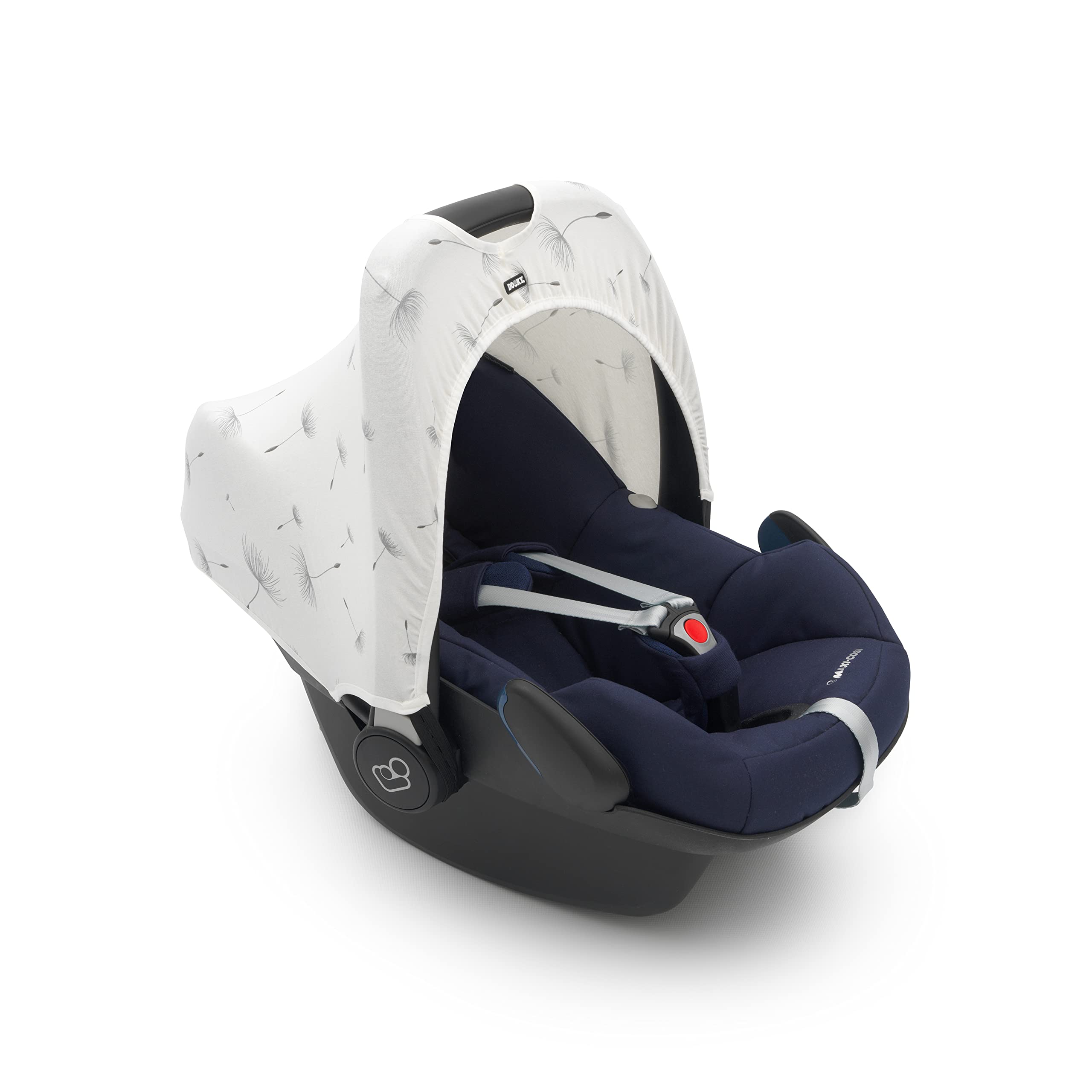 Dooky Hoody Cover for Baby Car Seat/ Pram/ Stroller/ Pushchair, Universal Fit, Protects from Sun, Wind and Light Rain, UPF 50+ UV Protection, Easy to Install and Wash, Dandelion