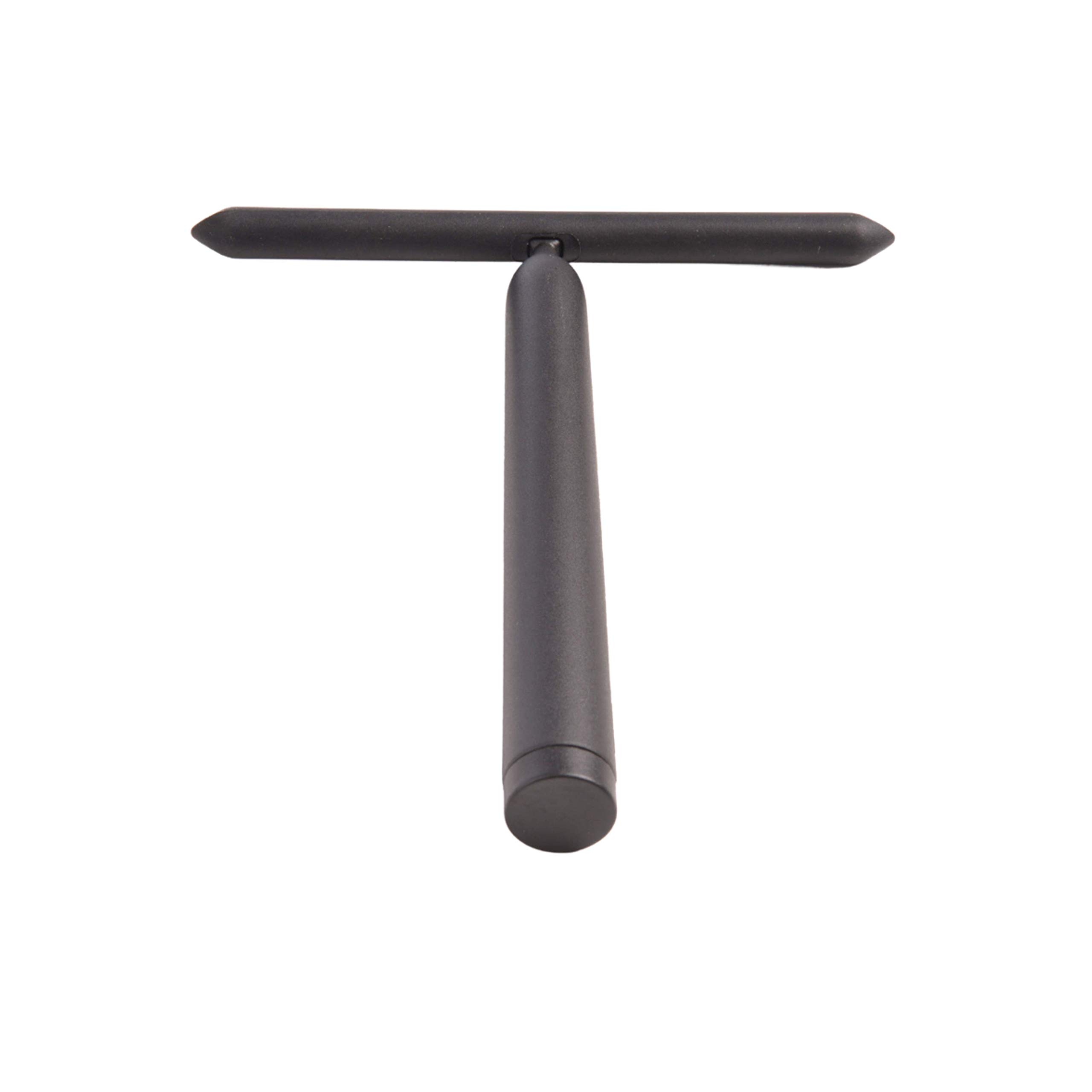 Mastrad Crepe Pancake Batter Spreader and Oil Dough Distributor, Silicone, Flexible, Heat Resistant, Crepe Dough Distributor, Black - F12500