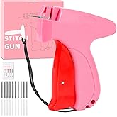 Stitch Gun for Clothes,Mini Stitchy Gun,Includes 6 Needle,5000 Pcs Micro Fasteners(2500 White & 2500 Black) Stitch Gun,Speedy Clothing Fixer Quick Clothing Fixer Tagging Gun for Clothing