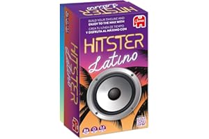 Jumbo Hitser Latin Game, Funny Music Quiz Card Game, 2-10 Players, 300 Latin Music Hits - Ideal for Family Game Nights and Ad
