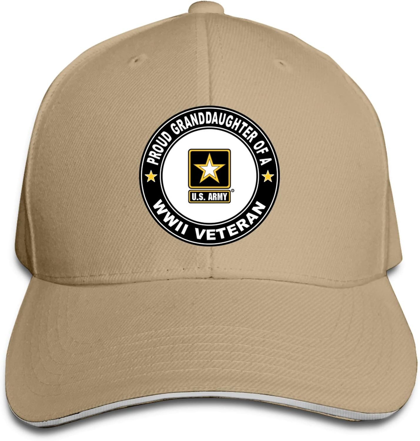 Proud Grandaughter of A U.S. Army World War Ii Veteran Adults Baseball Sandwich Hat