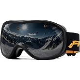 AVV OTG Ski Goggles Anti-Fog Snowboard Goggles for Men Women Youth | UV Protection Windproof helmet compatibility Snowboard Skiing Goggles for Skiing, Snowboarding, Snowmobile, Hiking