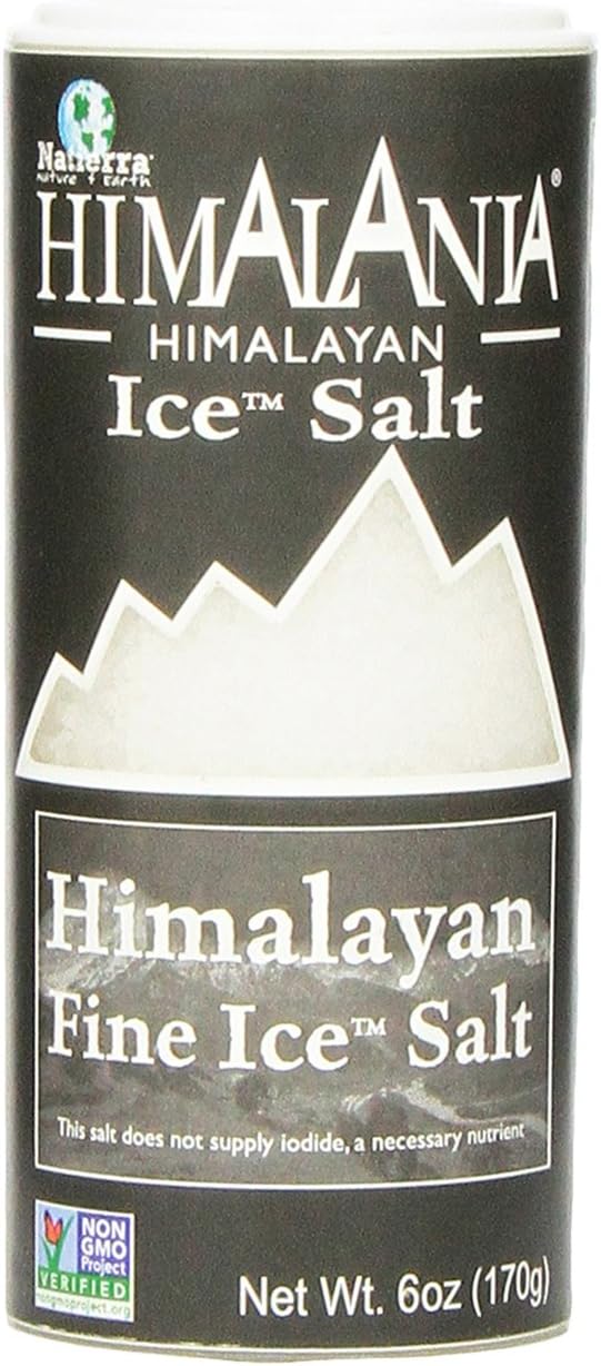 NATIERRA Himalania Himalayan Fine Ice Salt Shaker | Unrefined & Non-GMO | 6 Ounce