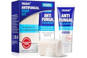 TAGRID Tea Tree Oil Slow-dissolving Body Bar and Cream for Active Lifestyles - 1 Soap and 1 Cream
