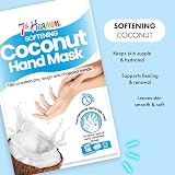 7th Heaven Coconut Hand Masks 3pk - Vegan Skincare Gloves for Dry Rough Chapped view 4