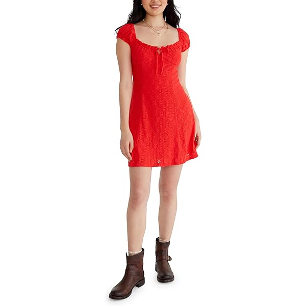 Aeropostale Women's Corset Lace Mini Dress, Cream, Extra Small at Amazon  Women's Clothing store