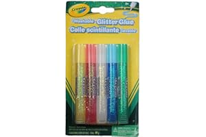 Crayola Super Sparkle Glitter Glue, 5-Count, School and Craft Supplies, Teacher and Classroom Supplies, Gift for Boys and Gir