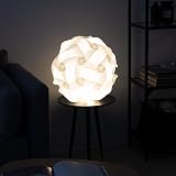 kwmobile DIY Puzzle Lamp Shade XL – 30 Pieces 15 Designs 40 cm White view 4