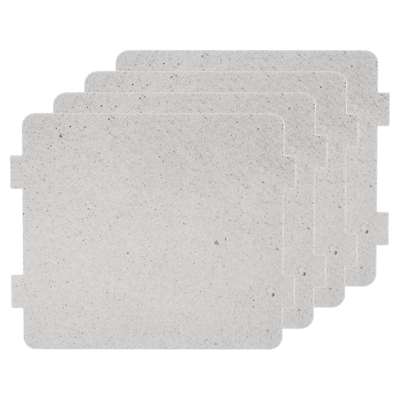 Photo 1 of PATIKIL 4.2 x 3.9 Inch Microwave Waveguide Cover, 4pcs Universal Microwave Mica Plates Sheet 0.4mm Thick Replacement Part Heat Insulation for Microwave Oven