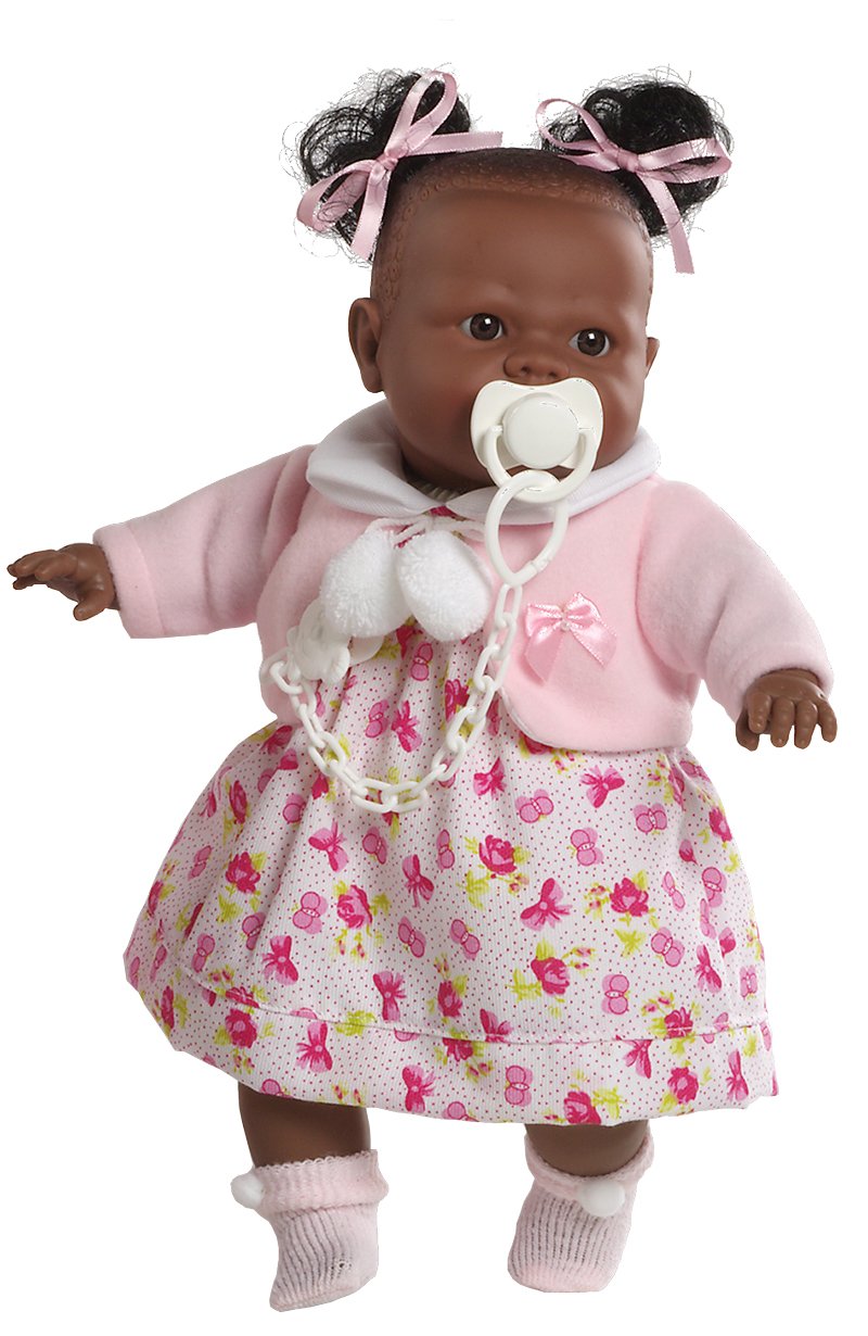 Berbesa Alicia African Crying Doll 38 cm Black Skin Baby