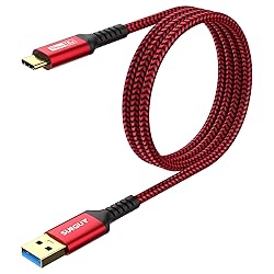 SUNGUY USB C Cable 3FT, 10Gbps USB C 3.1 Gen2 USB A