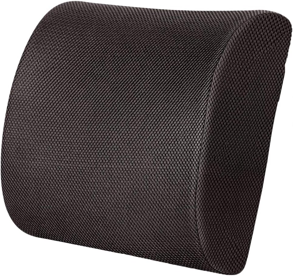 Ennasi Adjustable Lumbar Back Support Pillow with Memory Foam and Cool Gel