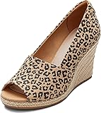 TOMS Women's Michelle Wedge Sandal, Natural