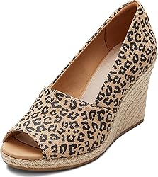 TOMS Women's Michelle Wedge Sandal, Natural