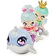HATCHIMALS Pixies Riders, Shimmer Babies Baby Twins with Glider and 4 Accessories (Styles Vary)
