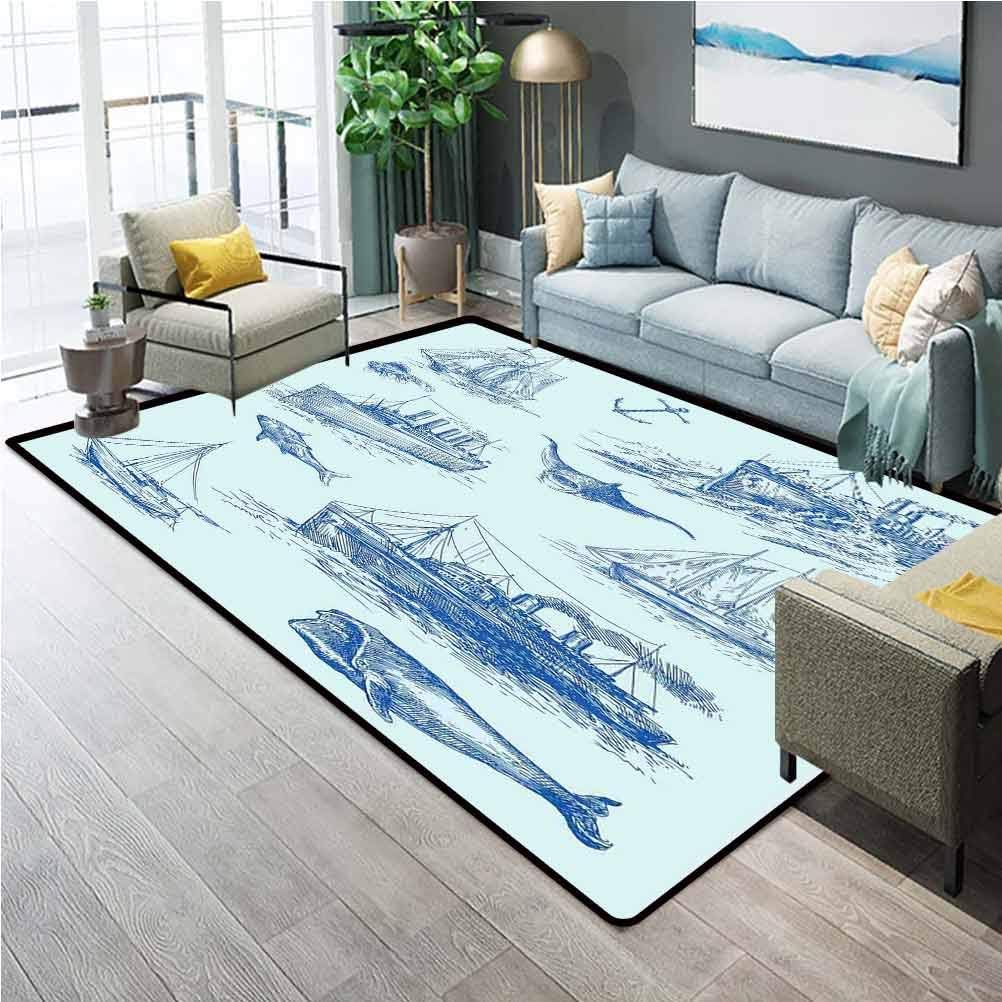 nautical nursery rug