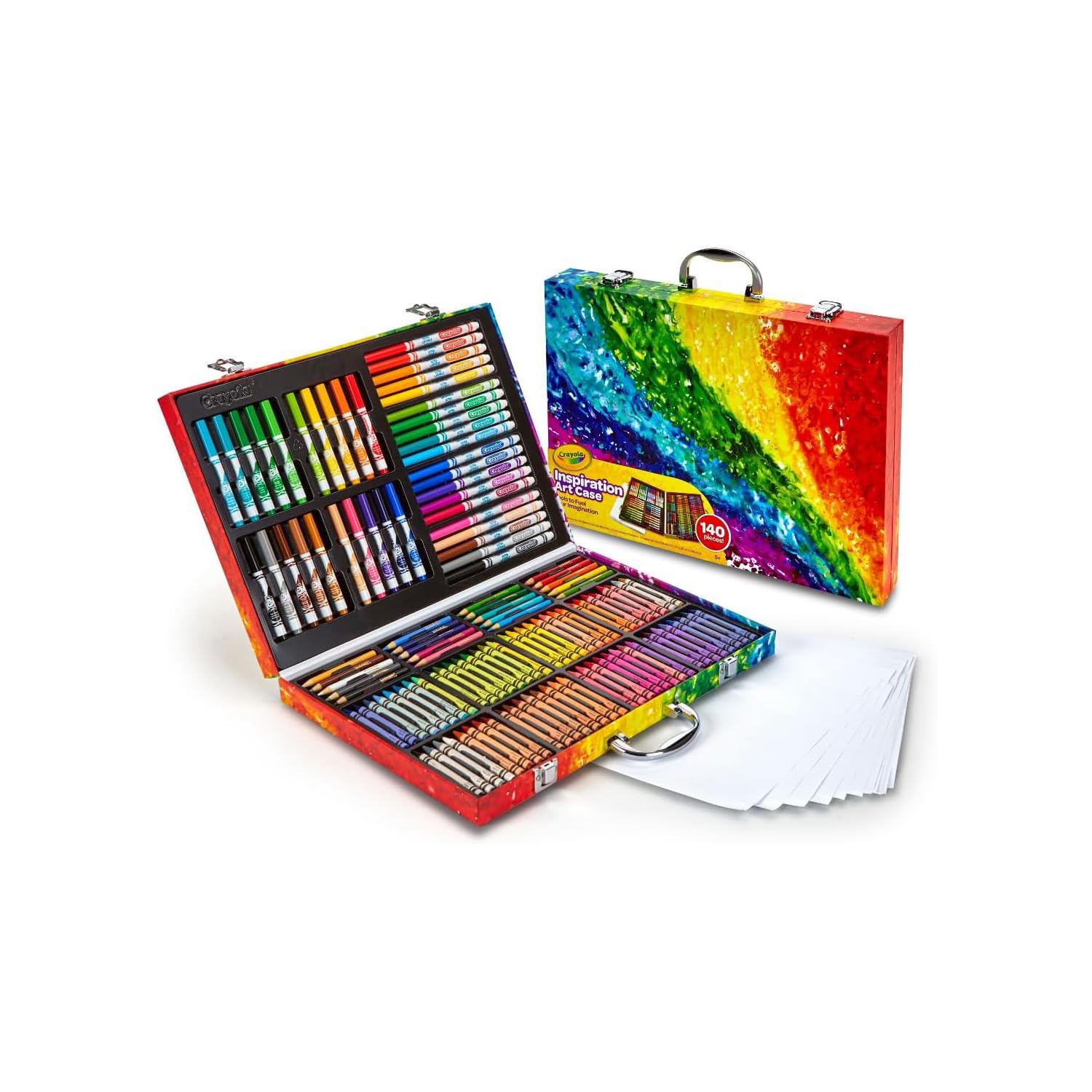 CRAYOLA Arcoiris artist's briefcase 140 pieces