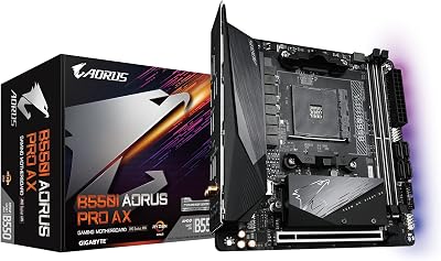 Gigabyte B550I AORUS PRO AX AM4 Mini-ITX Motherboard WiFi 6 2.5GbE LAN PCIe 4.0