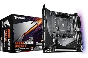 GIGABYTE B550I AORUS PRO AX (AM4 AMD/B550/Mini-Itx/Dual M.2/SATA 6Gb/s/USB 3.2 Gen 1/WiFi 6/2.5 GbE LAN/PCIe4.0/Realtek ALC12