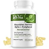 DrVmd Nerve Control – Alpha Lipoic Acid (ALA) & B Vitamin Complex (1 Month Supply) to Support Healthy Nerve Function and Comfort in Hands & Feet