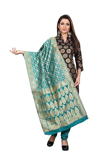 Paradise Creation Womens Banasari Jacquard Dupatta