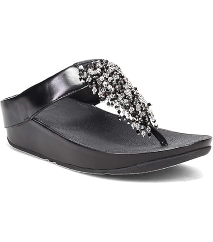 FitFlop DR7399-030 RUMBA BEADED TOE-POST SANDALS Midnight Navy US05 :  Amazon.ca: Clothing, Shoes \u0026 Accessories