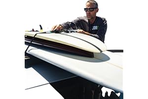 COR SURF Universal SUP Surf Rack for Cars | Paddle Board Soft Rack for Surf Kayak and Paddleboards with Scratch Resistant Buckles (19")