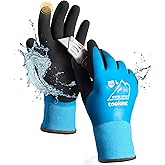 toolant Waterproof Winter Work Gloves for Men and Women, ANSI A4 Cut Resistant Freezer Gloves for Outdoor Cold Weather
