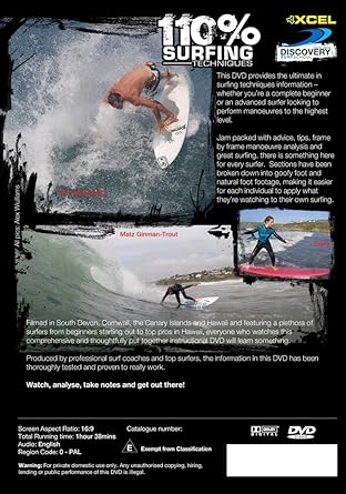 110% Surf Techniques [DVD] [Reino Unido]: Amazon.es: Martin ...