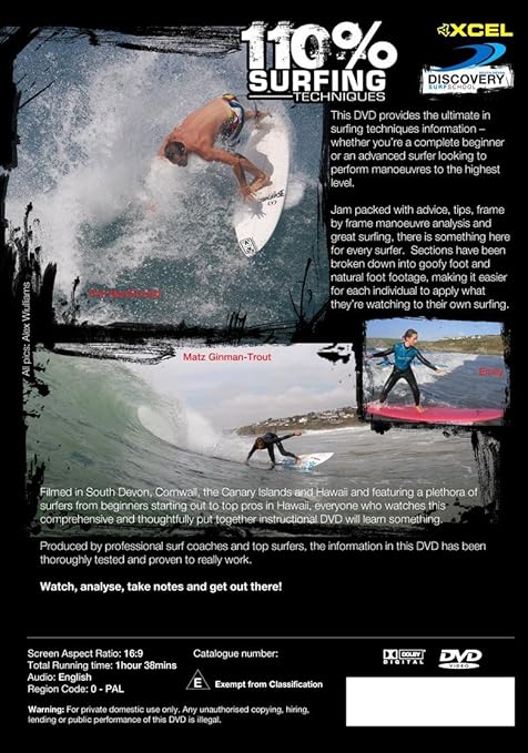 110% Surf Techniques [DVD] [Reino Unido]: Amazon.es: Martin ...