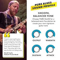 DR Strings Pure Blues Pure Nickel Wrap Round Core