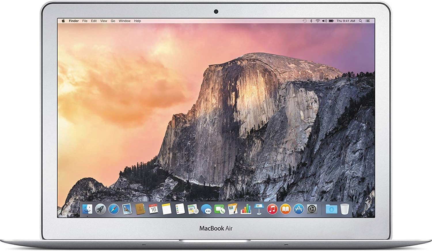 Apple MacBook Air MF068LL/A Intel Core i7-4650U X2 1.7GHz 8GB 128GB, Silver (Renewed)
