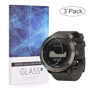 BECEMURU Garmin Suunto Traverse Graphite Protector de pantalla 9H ...