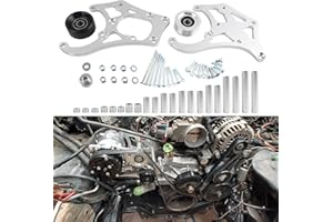 VVORHSBELL LS Air Conditioner Compressor Bracket Kit,Compatible with Sanden 508L SX Camaro LS1 LS Engine LM7 LR4 LQ4 L59 LQ9 LM4 L33 L92 L76 LY2 LY5 LY6 LC9 LH8 LMG L98 L99 L96 LC8