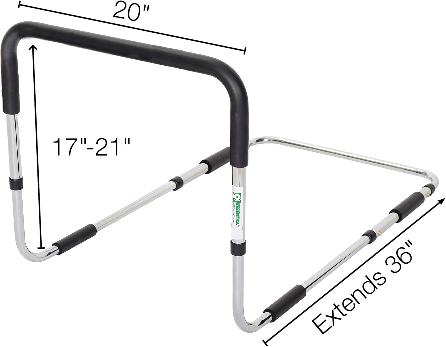 Essential Medical Supply Height Adjustable Hand Bed Rail: Health & Personal Care