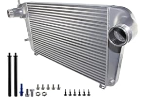 PKSABB Performance Front Mount Intercooler Compatible with 2020-2023 Ford Explorer ST Silver