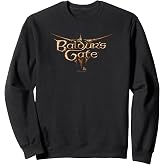 Dungeons &amp; Dragons Baldur's Gate III Big Chest Text Logo Sweatshirt