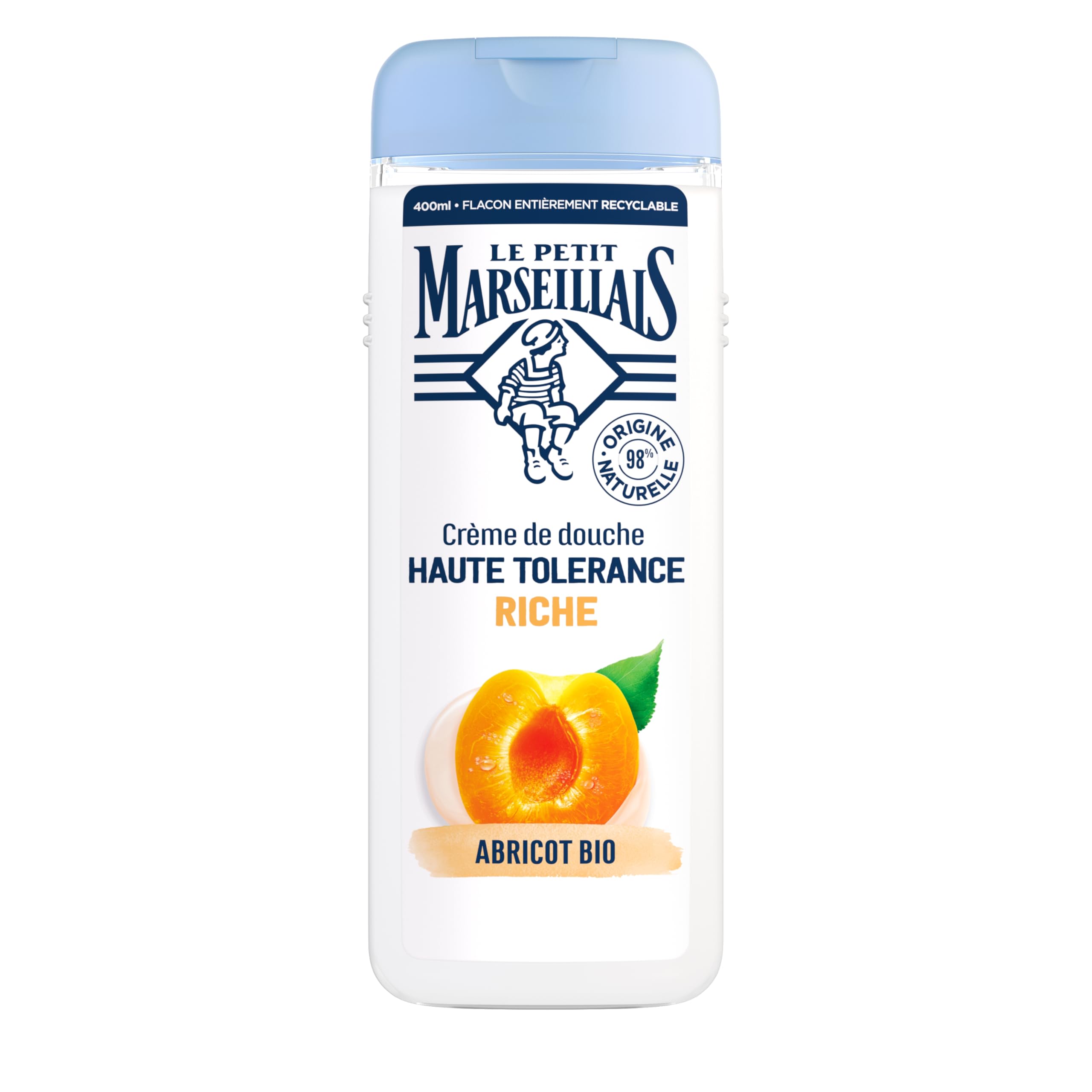Le Petit Marseillais High Tolerance Rich Shower Cream Organic Apricot 400ml