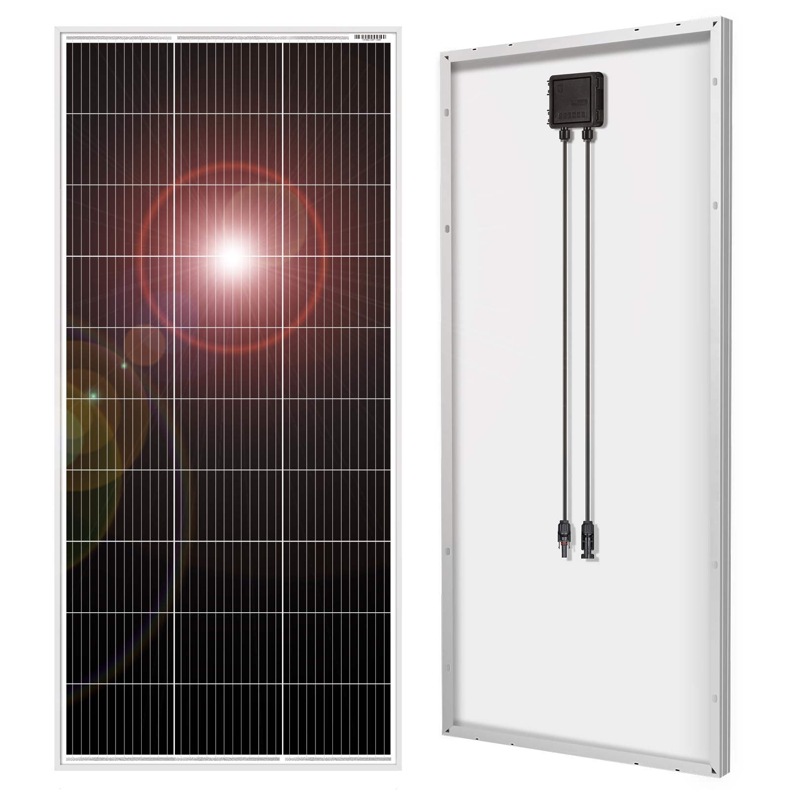 Photo 1 of DOKIO 200 Watt Solar Panels High Efficiency for Rooftop Portable Power Station Farm Yacht RV Camping and Other Off-Grid Applications