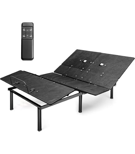 Bed Frame Remote App Control Lucid L300 Adjustable Bed Bluetooth ...